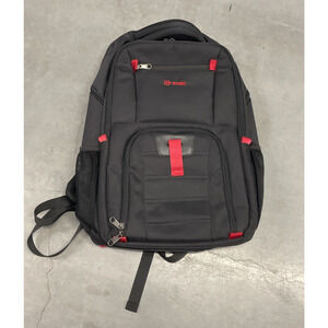P Poso Black & Red Backpack